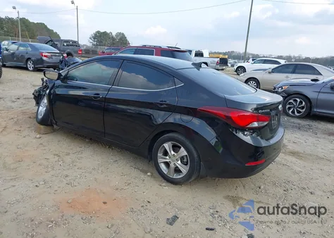 2016 Hyundai Elantra Value Edition z USA, uszkodzony, nr VIN 5NPDH4AE8GH788826